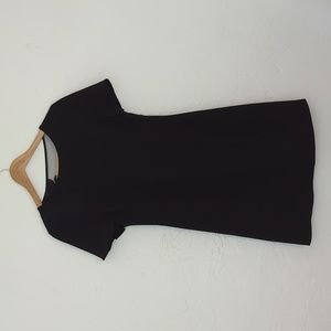 Trina Turk A-Line Black Dress Short Sleeves Size 2